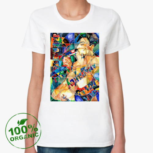 Женская футболка из органик-хлопка Мозаика dyke