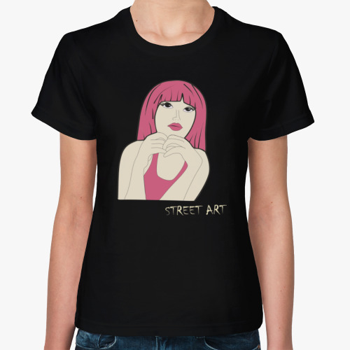 Женская футболка Street art