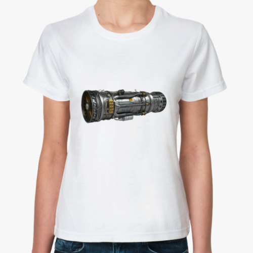 Классическая футболка Турбореактивный двигатель