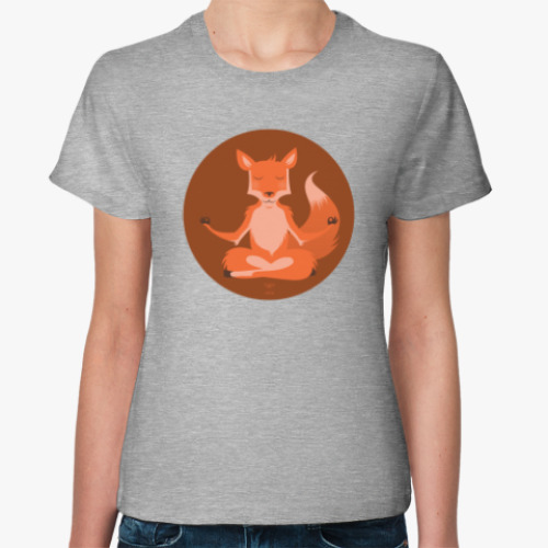 Женская футболка Animal Zen: F is for Fox