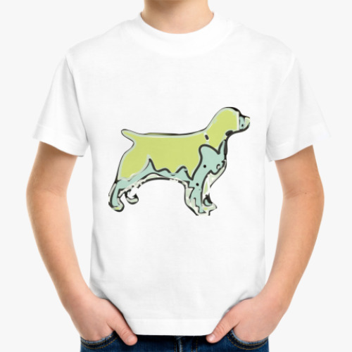 Детская футболка Собака