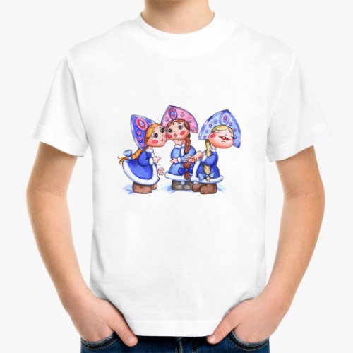 Детская футболка СНЕГУРКИ