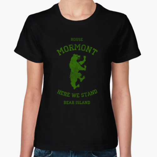 Женская футболка House Mormont | Дом Мормонтов