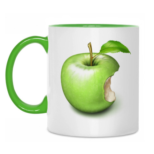 Кружка Bitten Green Apple