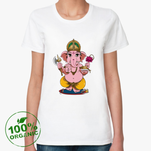 Женская футболка из органик-хлопка Ganesha