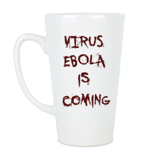 Чашка Латте Virus Ebola is Coming
