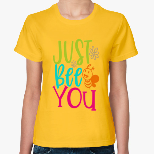 Женская футболка bee you