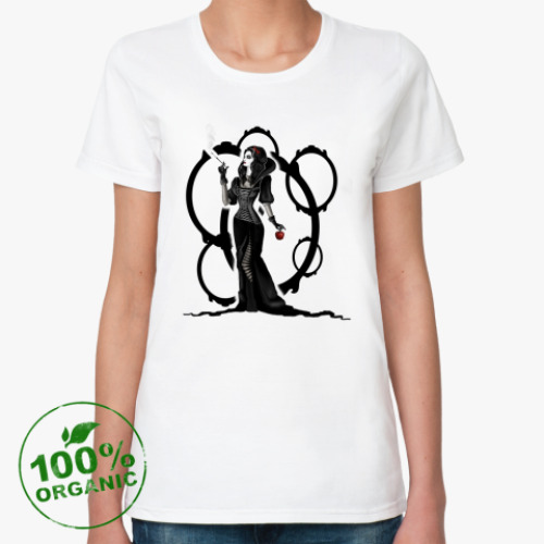 Женская футболка из органик-хлопка  Белоснежка