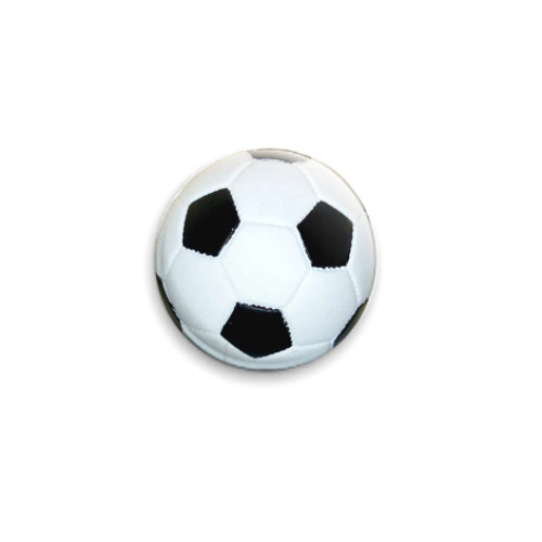 Значок 25мм  Футбольный мяч