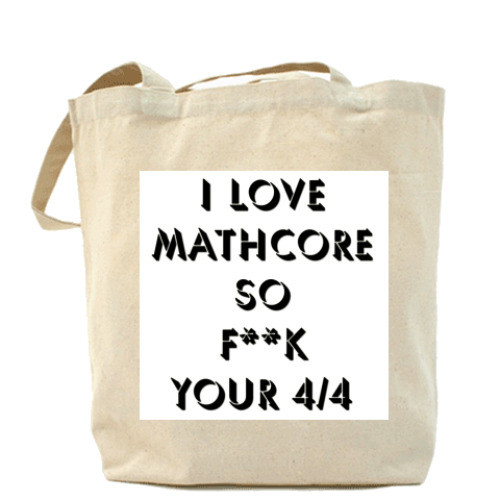 Сумка шоппер I Love Mathcore