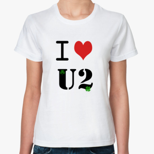 Классическая футболка  U2