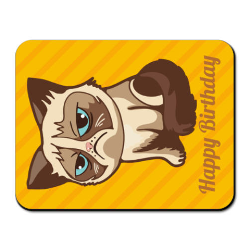 Коврик для мыши Угрюмый кот Тард - Grumpy Cat