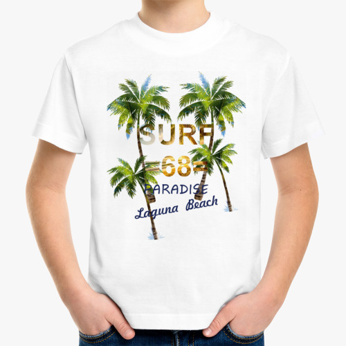 Детская футболка Surf 68 paradise Laguna Bech