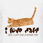 I love cats, but I can't eat..