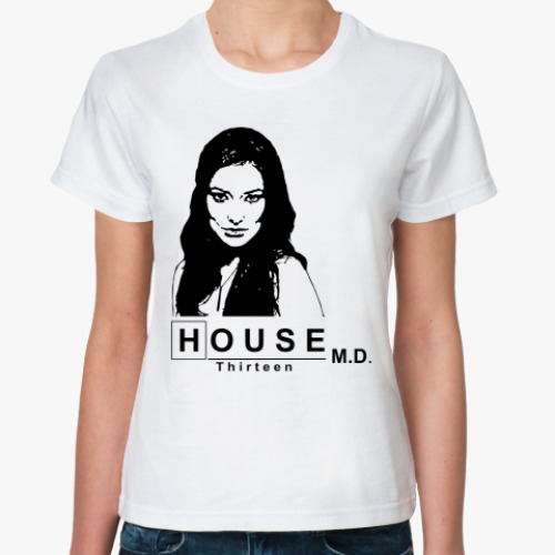 Классическая футболка House m.d. Thirteen
