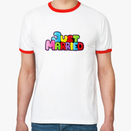 Футболка Ringer-T Just Married