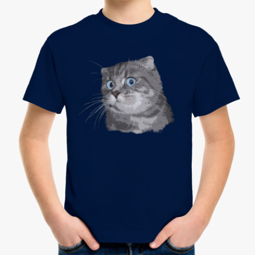 Детская футболка Кот