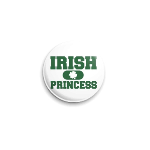 Значок 25мм  'Ирландская принцесса'