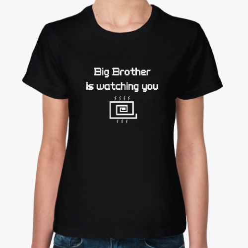 Женская футболка Большой брат видит тебя