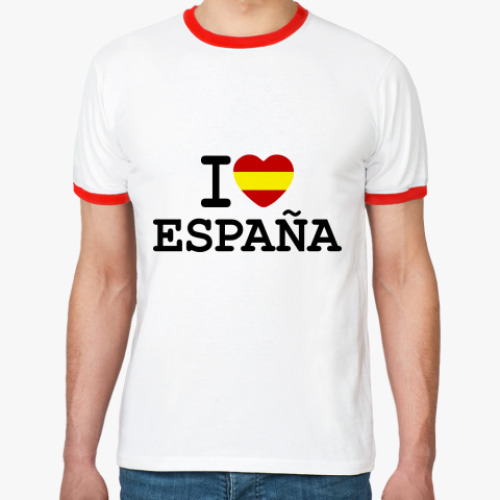 Футболка Ringer-T I Love España