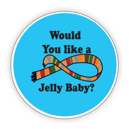 Костер (подставка под кружку) 4 Doctor Jelly Baby