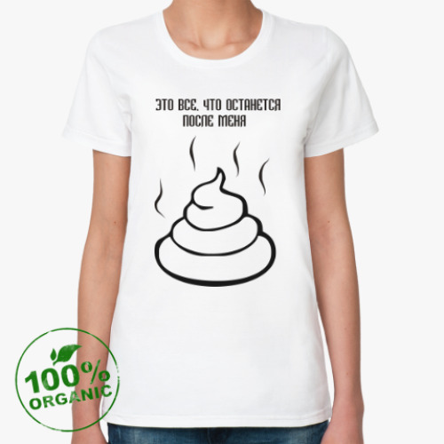 Женская футболка из органик-хлопка Наследие
