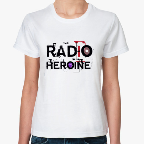 Классическая футболка Radio heroine