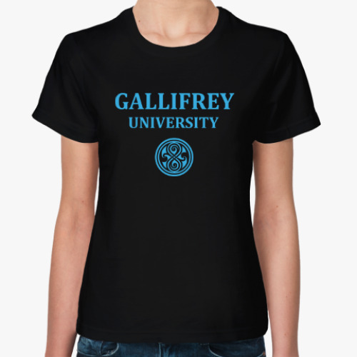 Женская футболка Gallifrey University