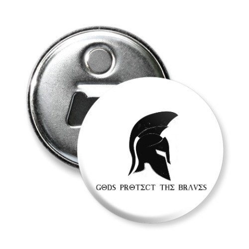 Магнит-открывашка Gods protect the braves