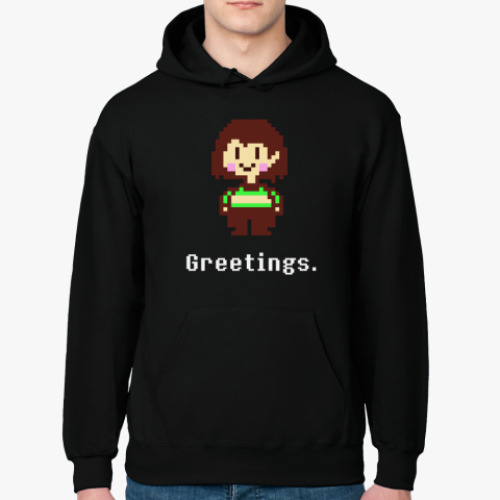 Толстовка худи Chara. Greetings