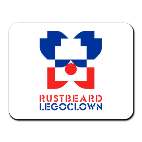 Коврик для мыши rustbeard legoclown