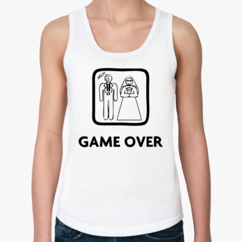 Женская майка Game Over - Help