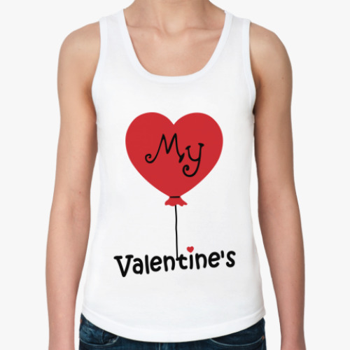 Женская майка My Valentine's