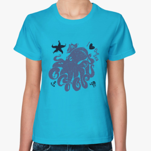 Женская футболка octopus