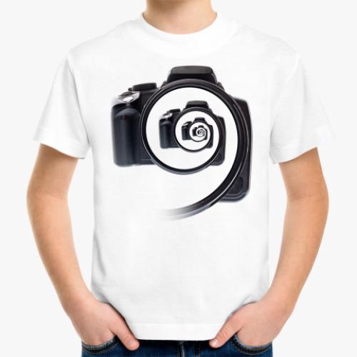 Детская футболка Бесконечный фотоаппарат
