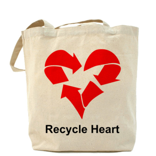 Сумка шоппер Recycle Heart