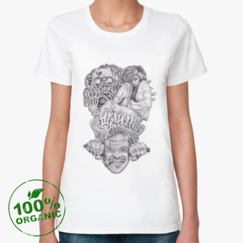 Женская футболка из органик-хлопка Insane Clothing