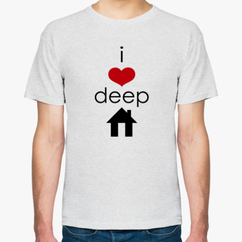 Футболка I Love deep house
