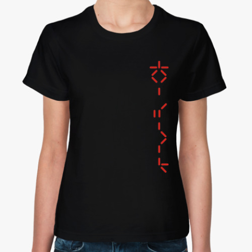 Женская футболка Иероглифы Хищников