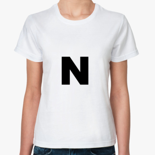 Классическая футболка Буква N