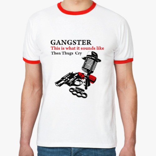 Футболка Ringer-T gangster