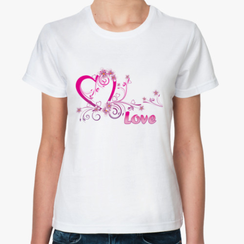 Классическая футболка Любовь