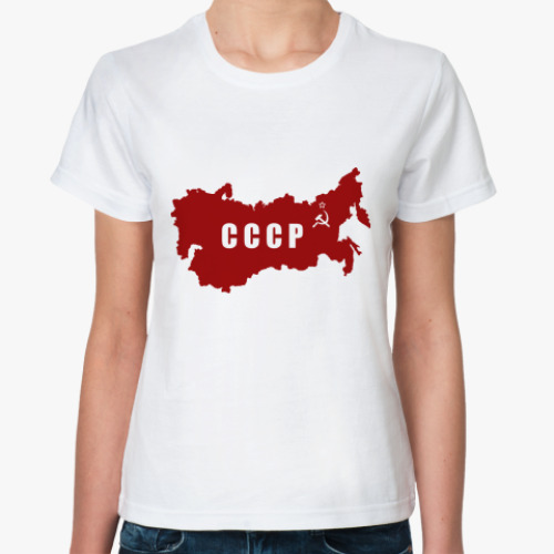 Классическая футболка Карта СССР
