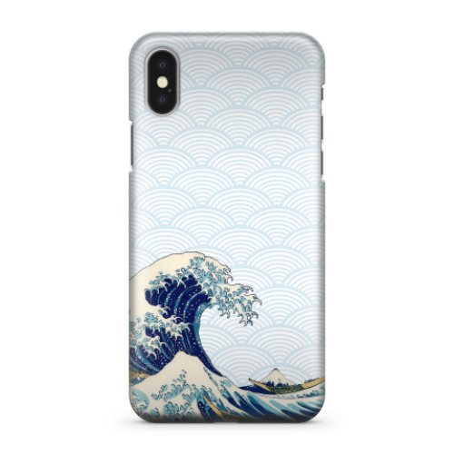 Чехол для iPhone X Волны океана