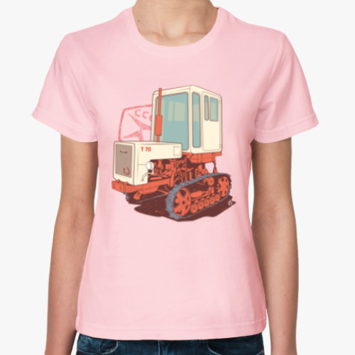 Женская футболка Трактор Т70