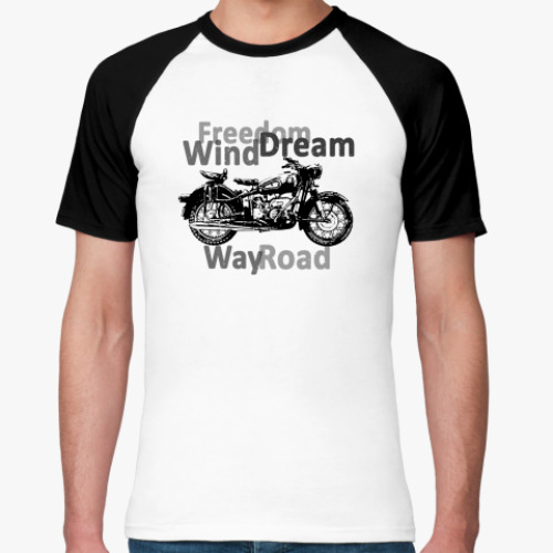 Футболка реглан Moto