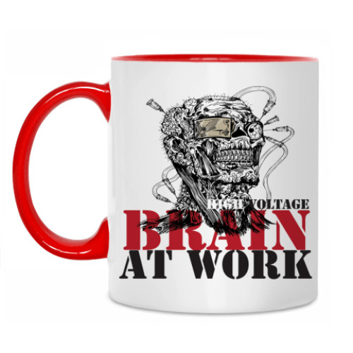 Кружка Brain at work - мозг в работе