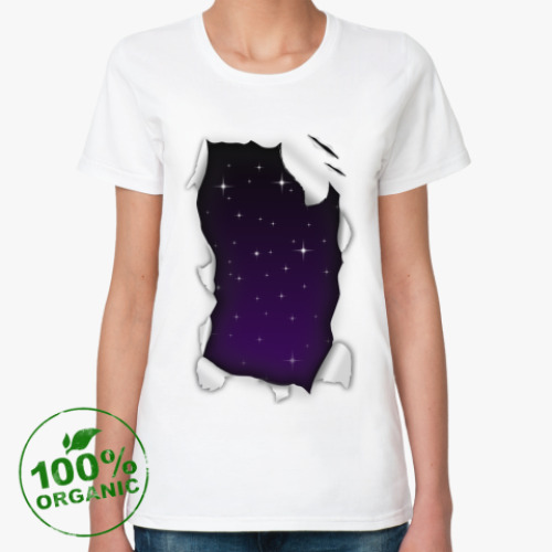 Женская футболка из органик-хлопка 'Звёзды'