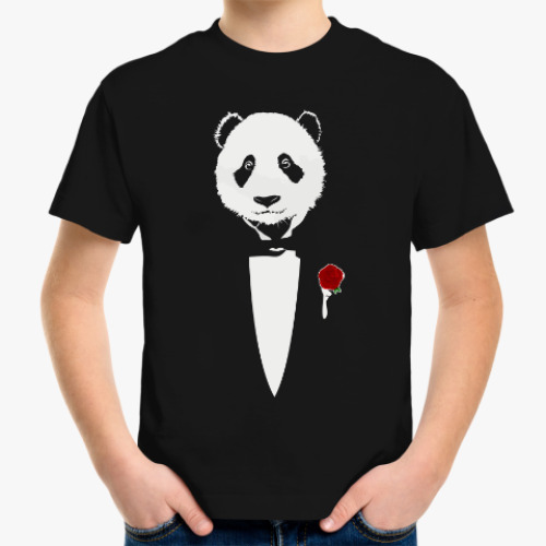 Детская футболка Panda Godfather