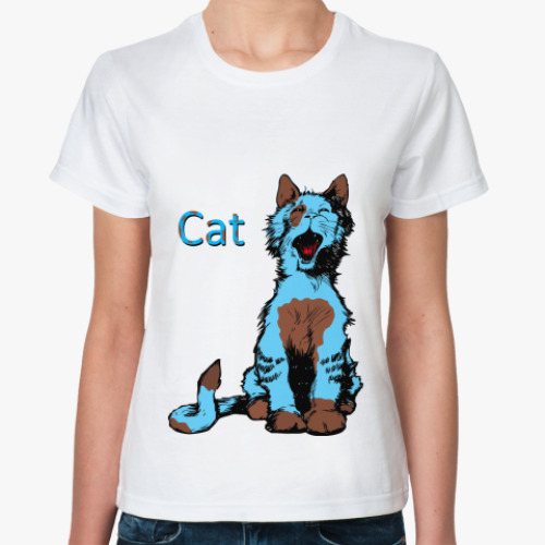 Классическая футболка Cat